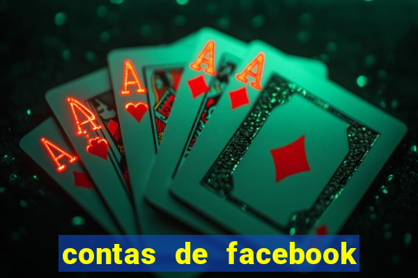 contas de facebook abandonadas com senha e email